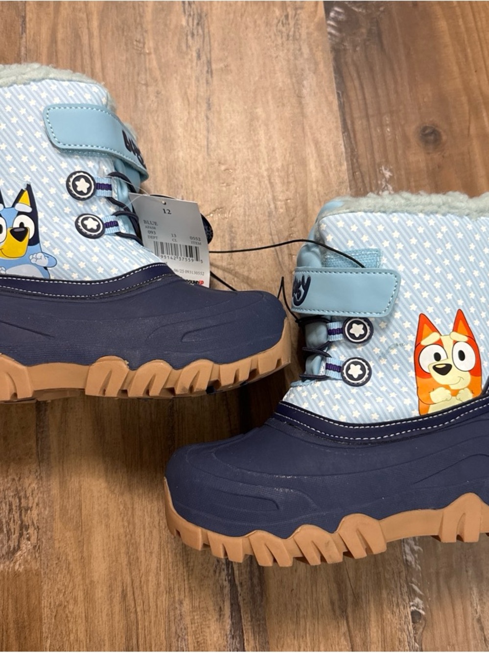 Kids Bluey Winter Boots